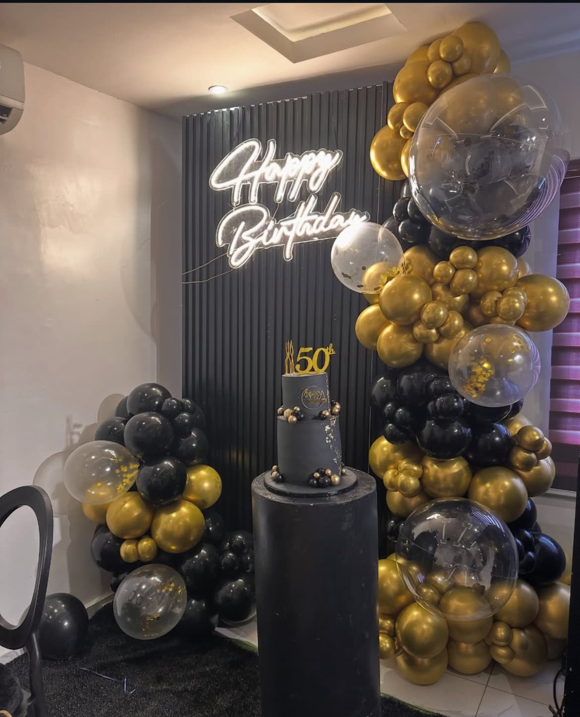 Birthday decoration Lagos, luxury styled celebration setup