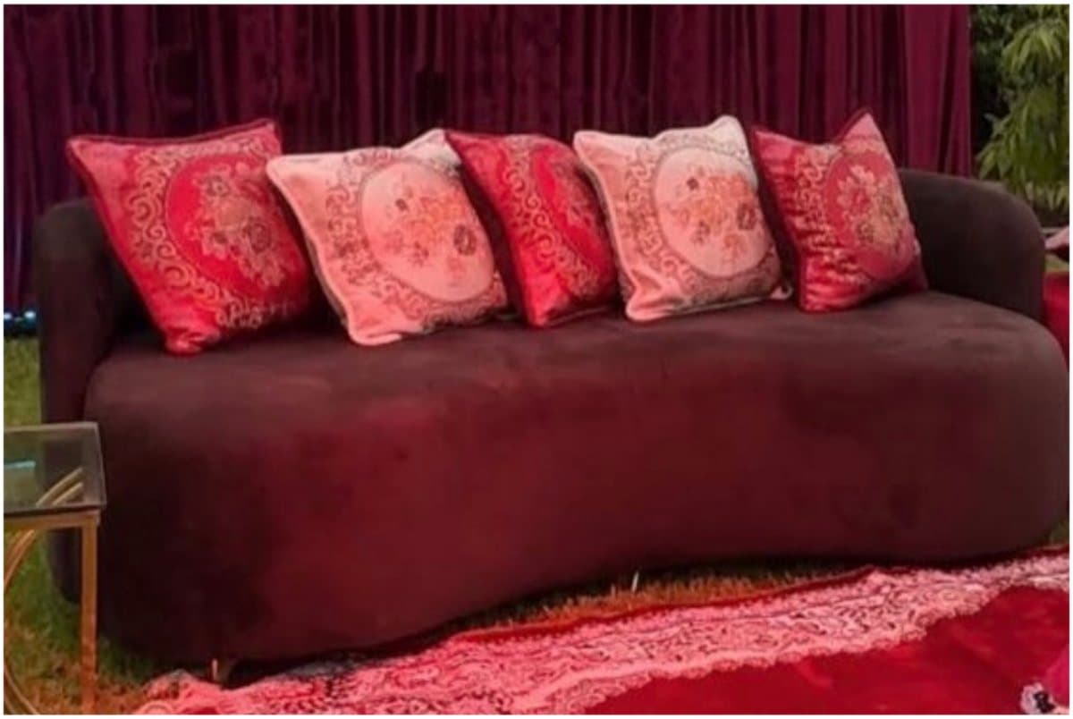 Chocolate Brown Couch available for event rental in Lagos from Decor Adorné