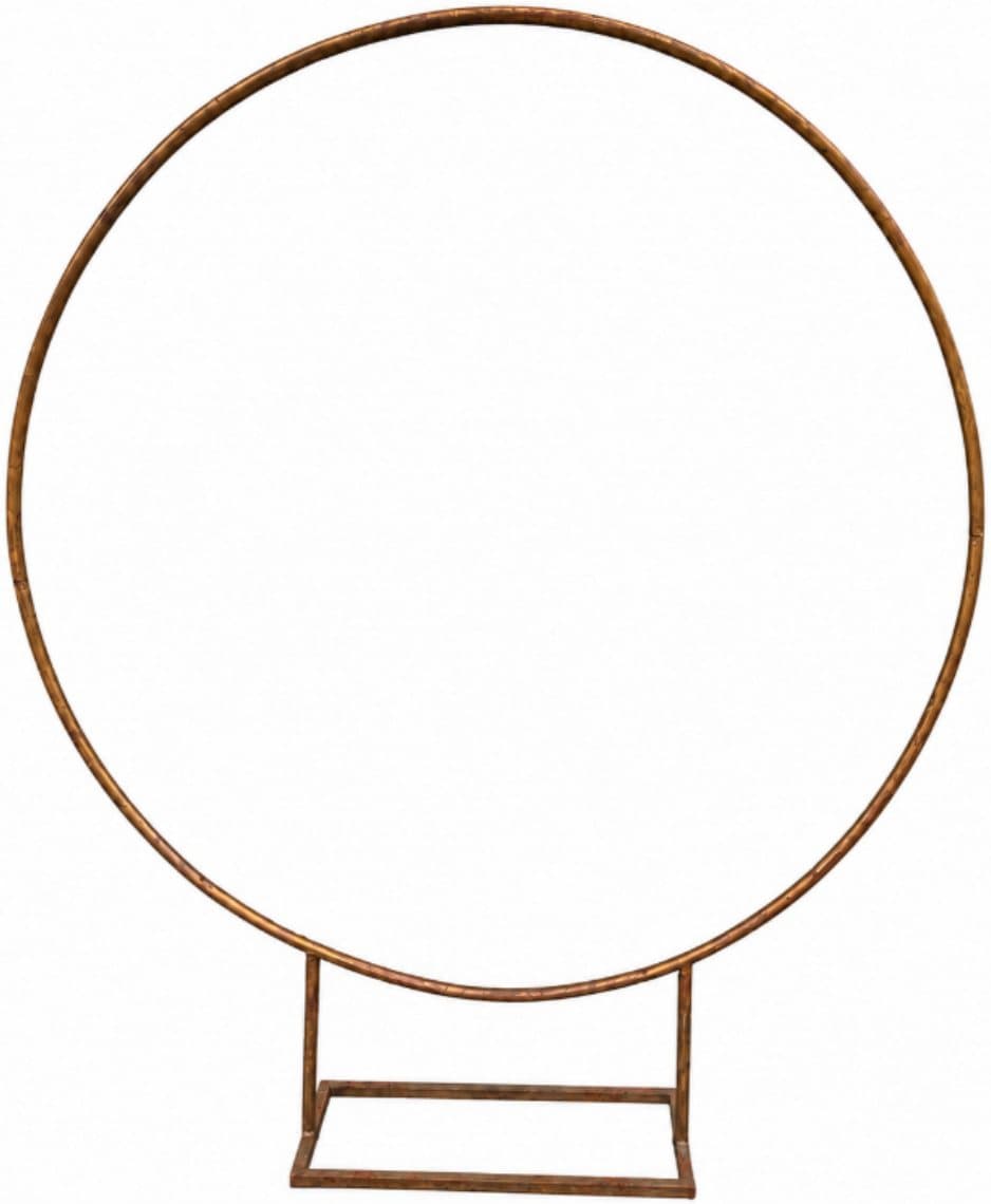 Metal Circle Stand (5.7ft × 6ft) available for event rental in Lagos from Decor Adorné
